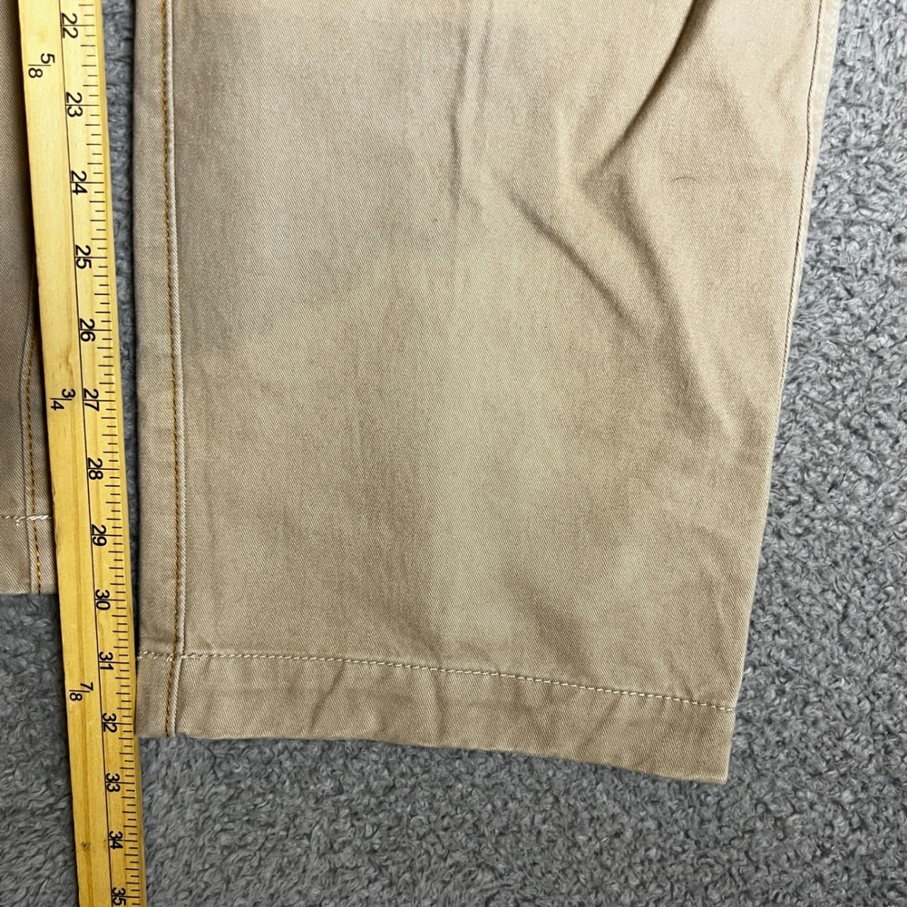 Timberland Chino Pants Mens 34x32 Khaki Straight Fit Casual Stretch New - Picture 7 of 10